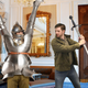 Illustration for article titled ‘Hold Still,’ Says Eric Trump Swinging Sword At Don Jr. Trapped Inside Knight’s Armor
